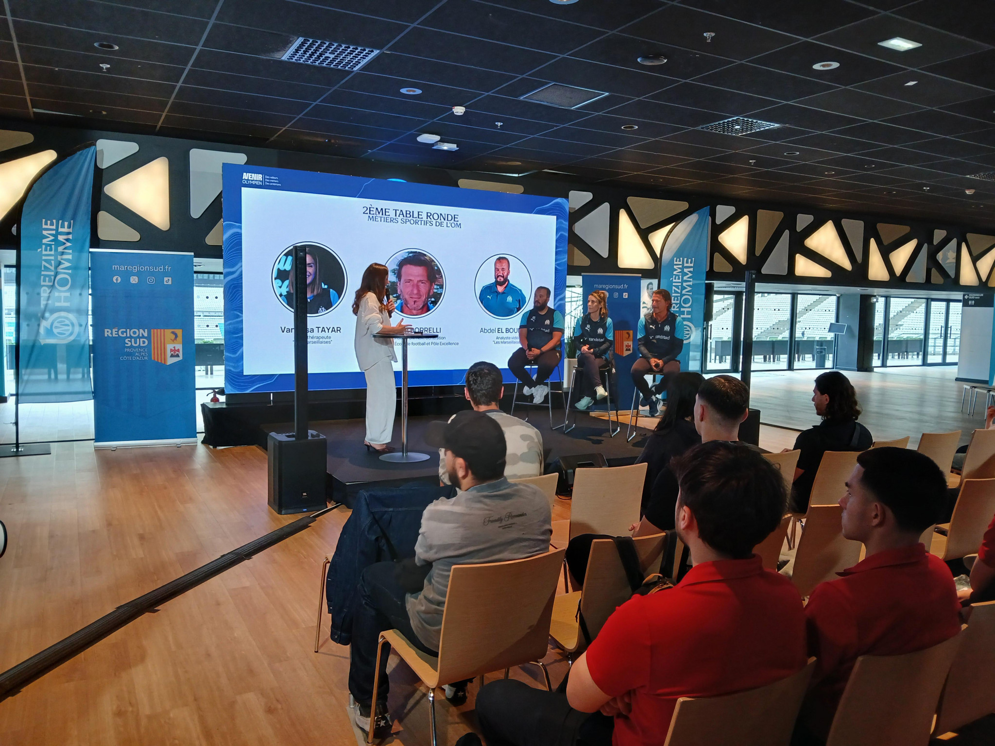 L’OM réunit sur le thème des métiers du sport professionnel