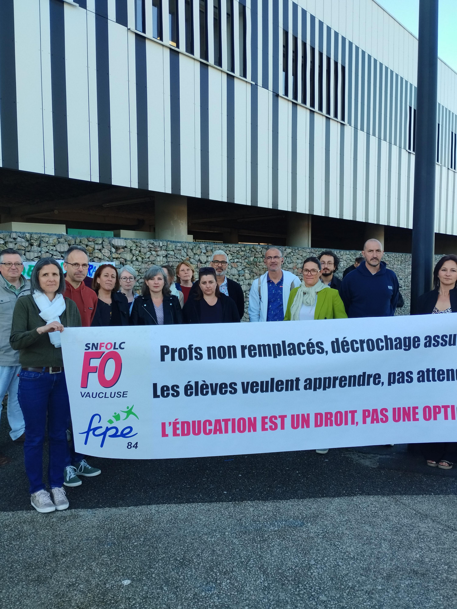 À Orange, une mobilisation pour des remplaçants au collège Giono