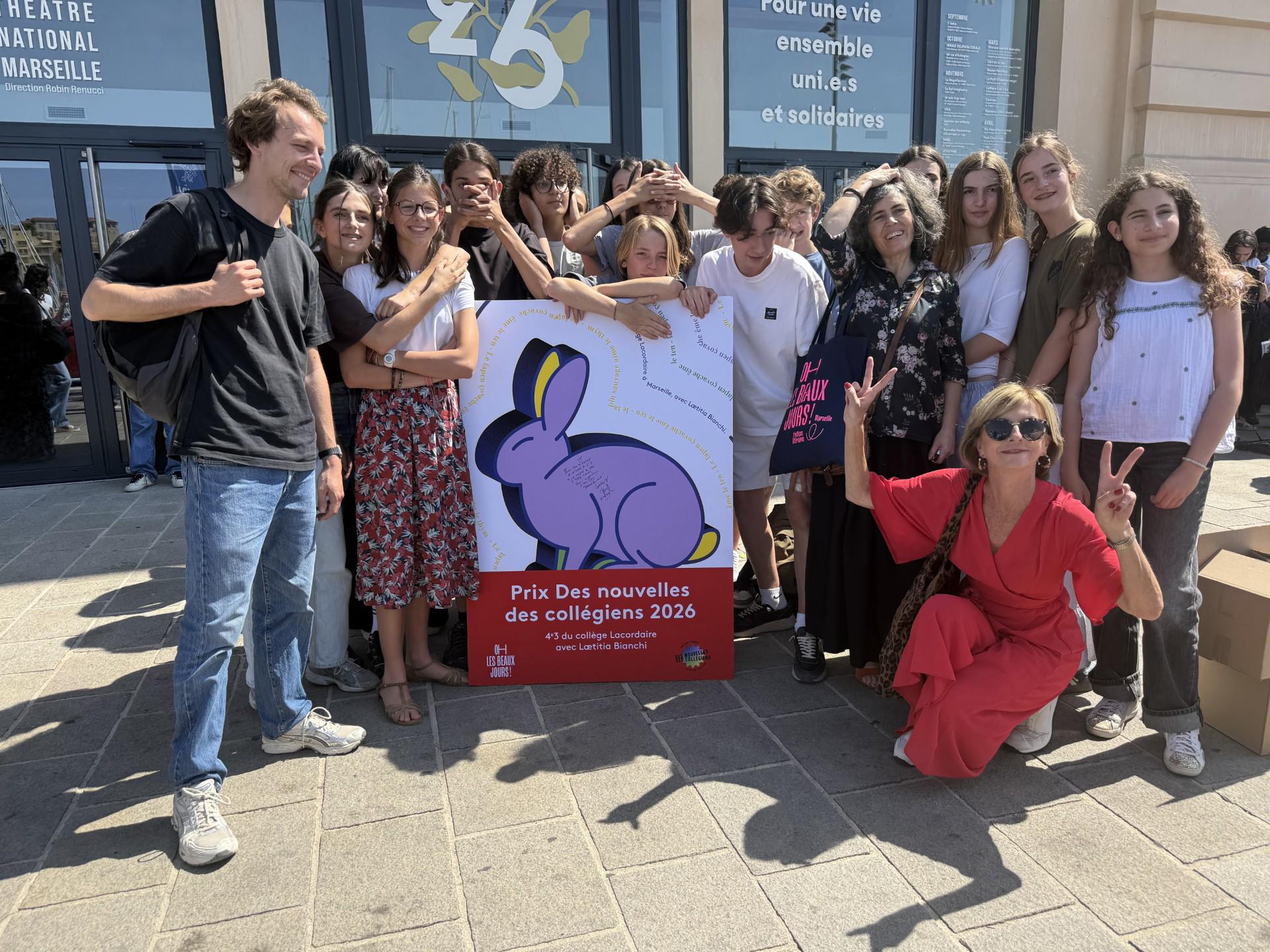 Ces collégiens primés pour leurs nouvelles à Marseille