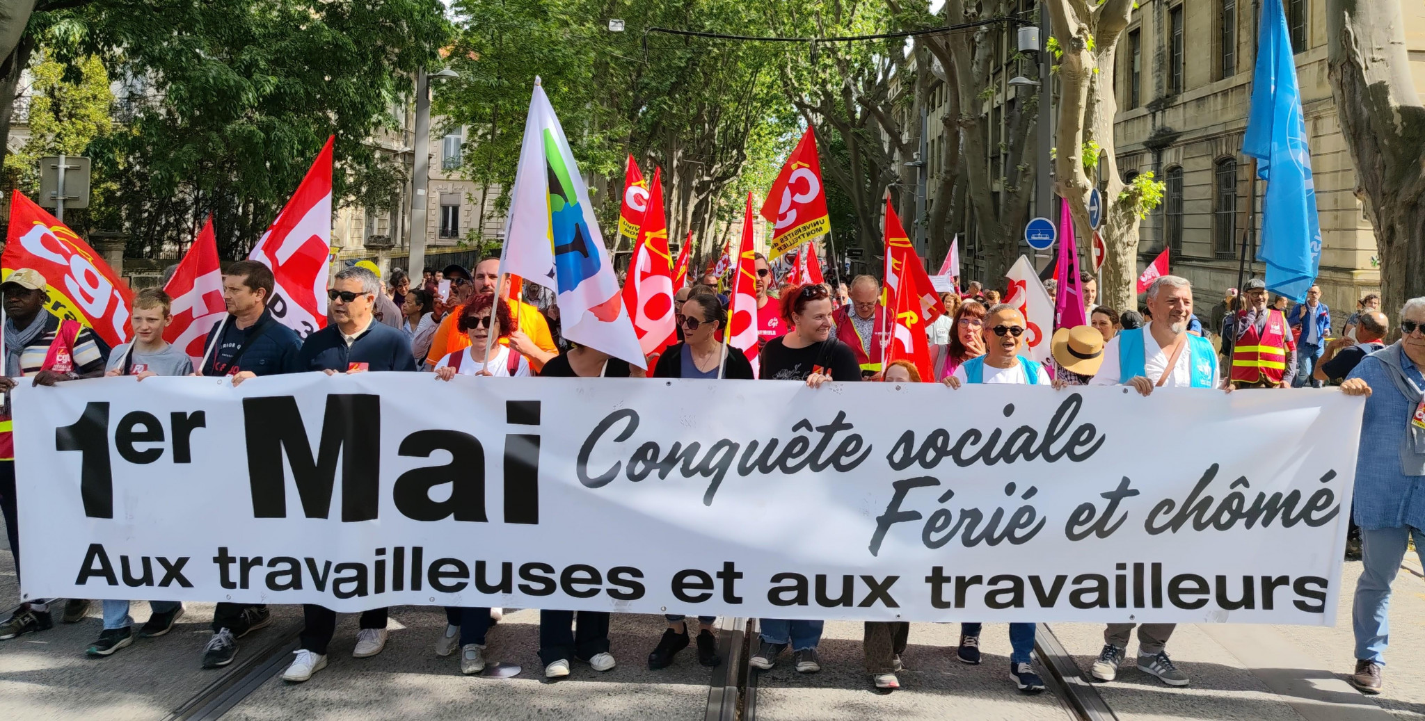 [1er-Mai] Des défilés poings levés dans le Gard et l’Hérault