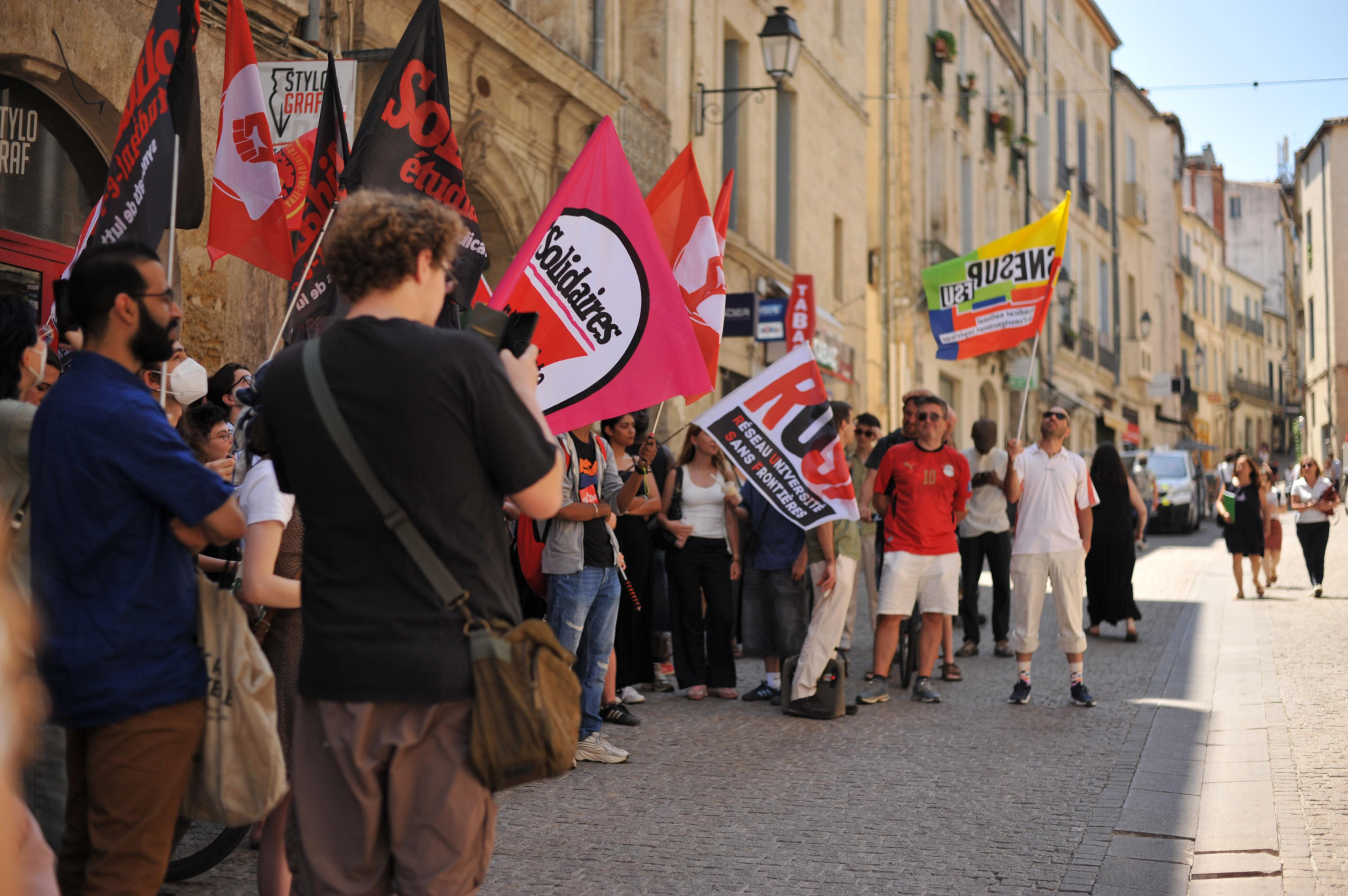 Opposition à la hausse des frais de scolarité à Montpellier