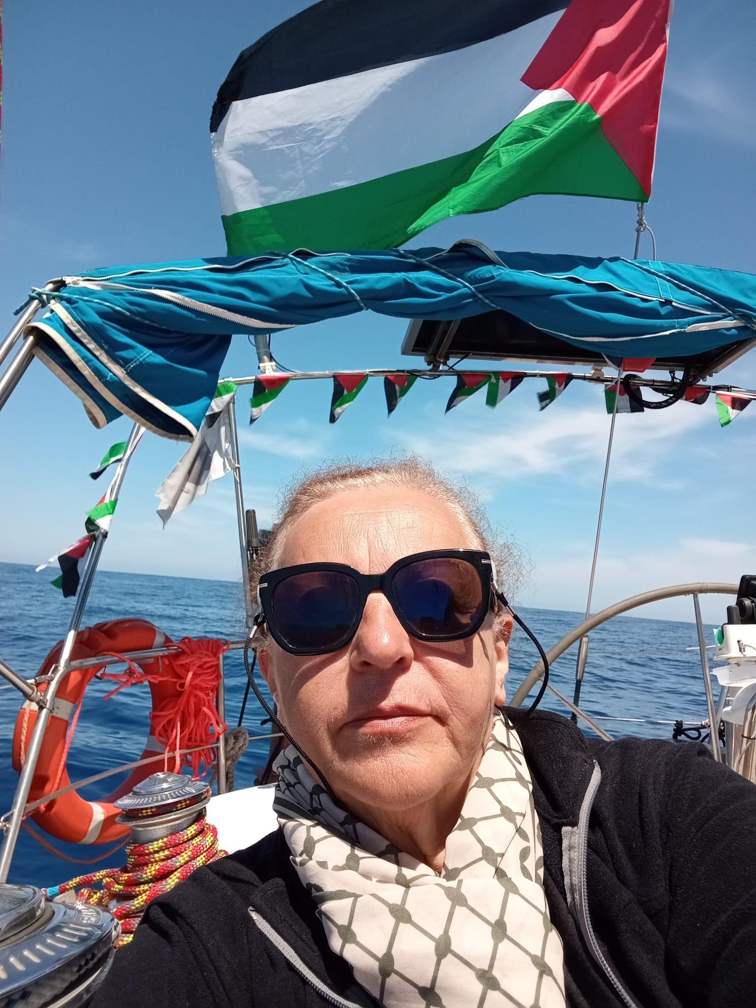 Alima Boumediene-Thiery témoigne depuis la flottille