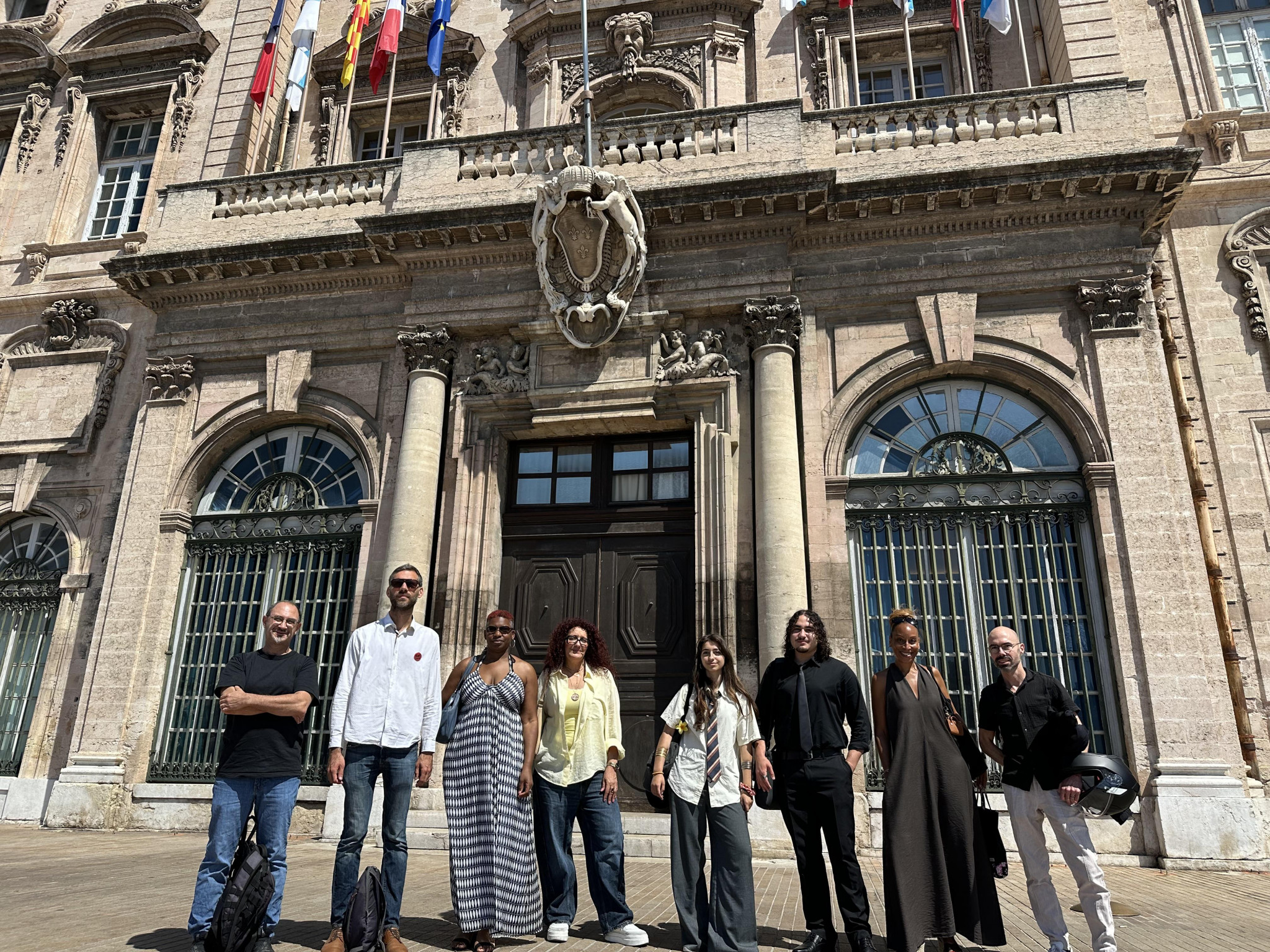 Le collectif du lycée Nelson Mandela reçu en mairie
