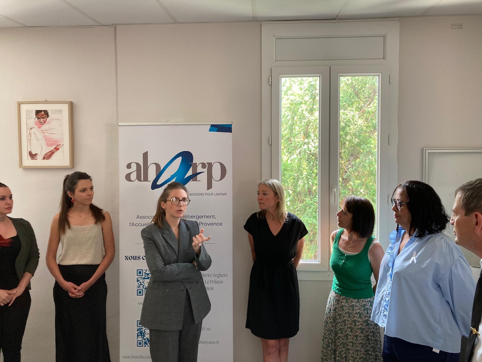 Aurore Bergé au chevet des femmes victimes de violences