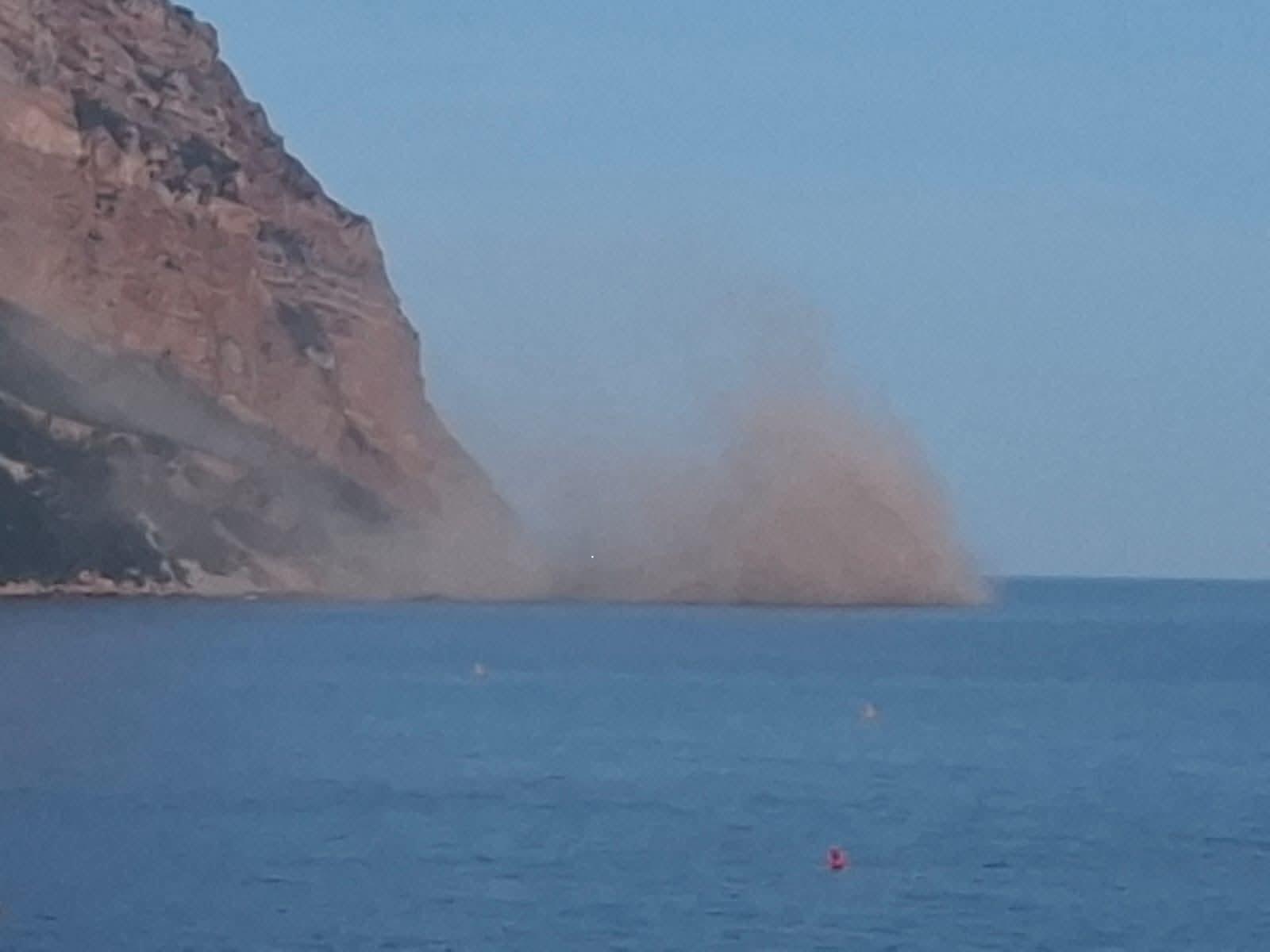 Cassis : éboulement rocheux à Cap Canaille