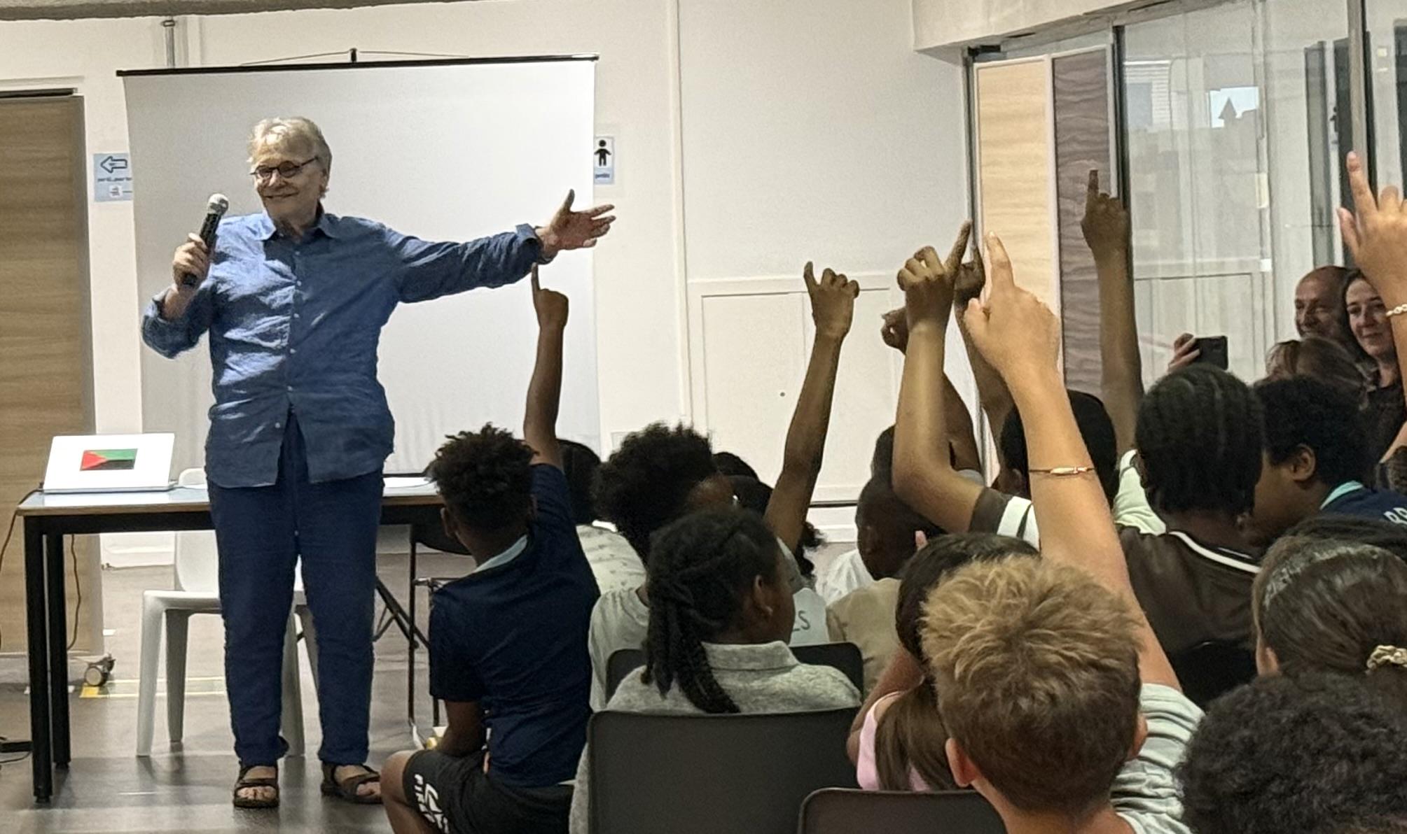 Daniel Pennac à la rencontre des jeunes de la Busserine