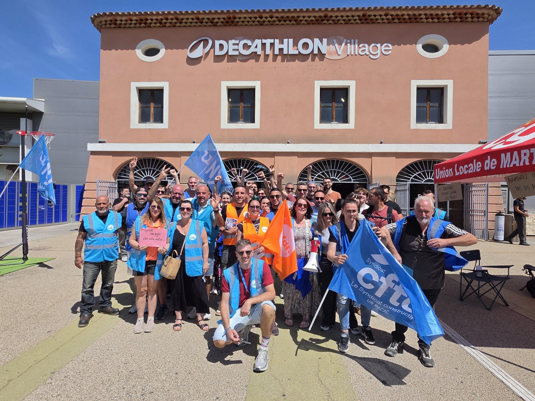 Les salariés de Decathlon veulent leur juste part