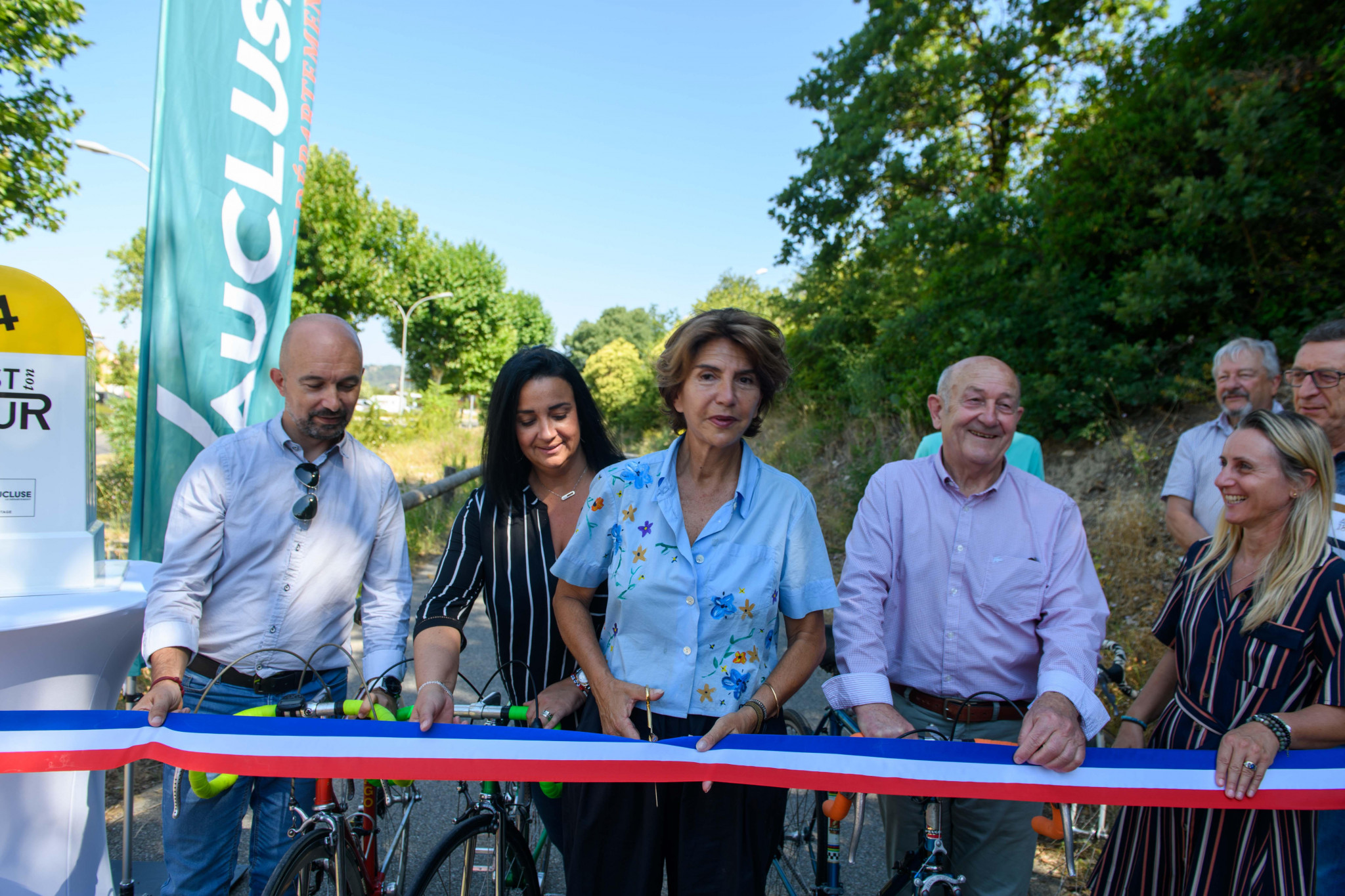 Vaucluse : un parcours de 62&nbsp;kilomètres à vélo inauguré