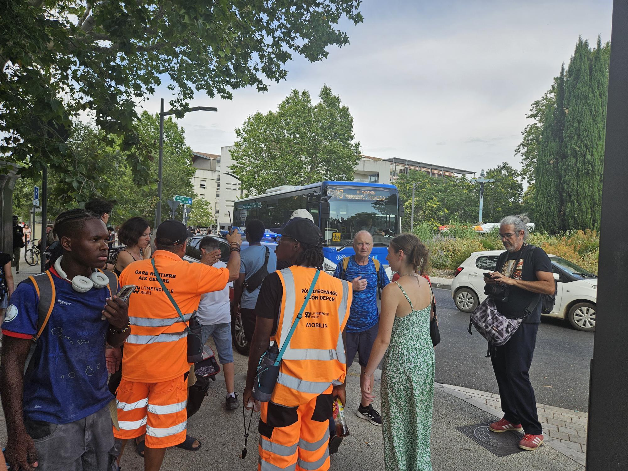 Le secteur de la gare routière d’Aix-en-Provence bouclé après une fuite de gaz