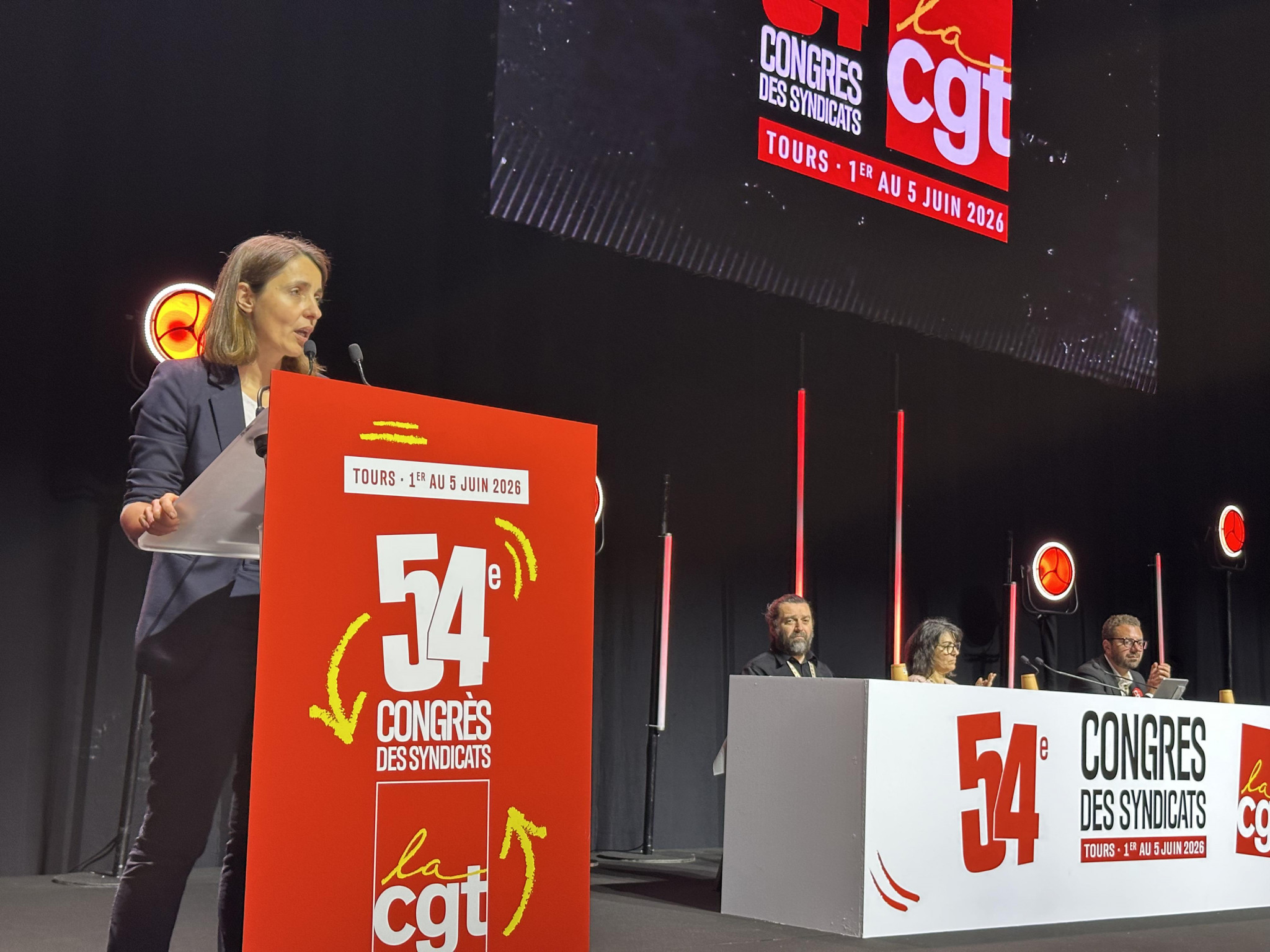 La CGT rassemblée derrière Sophie Binet