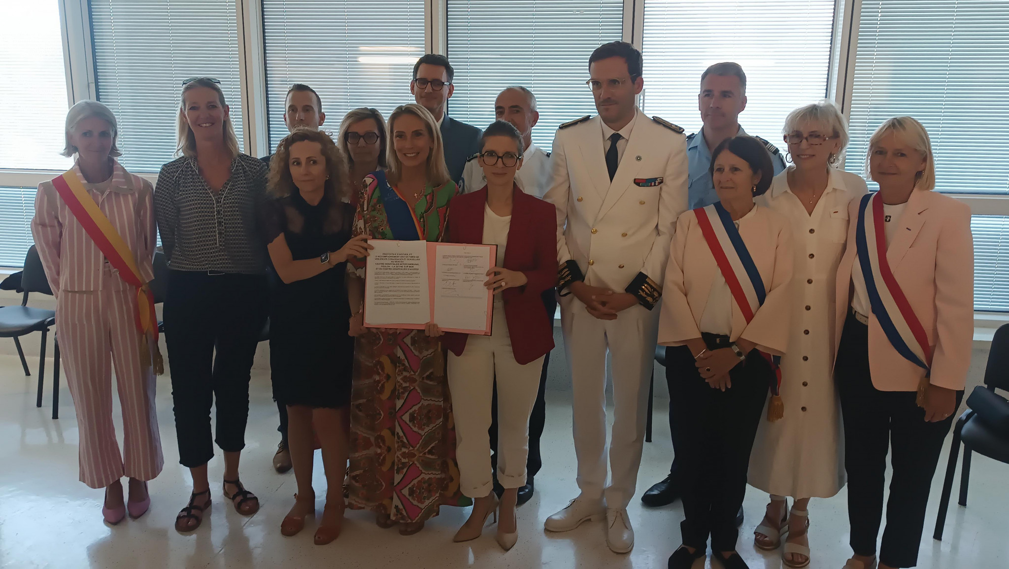 Aurore Bergé et le Centre hospitalier de Toulon signent une convention pour faciliter les dépôts de plainte des femmes victimes de violences