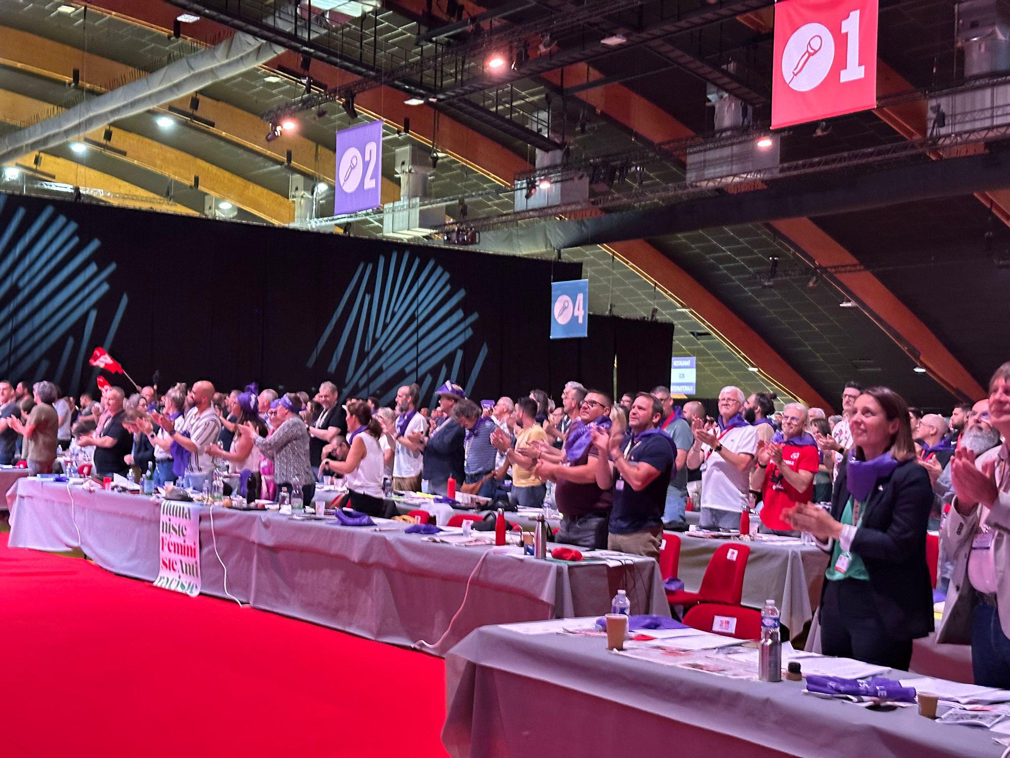 Le 54e congrès de la CGT a adopté une motion de soutien à Pascal Galeoté et et Bernard Cristalli du GPMM