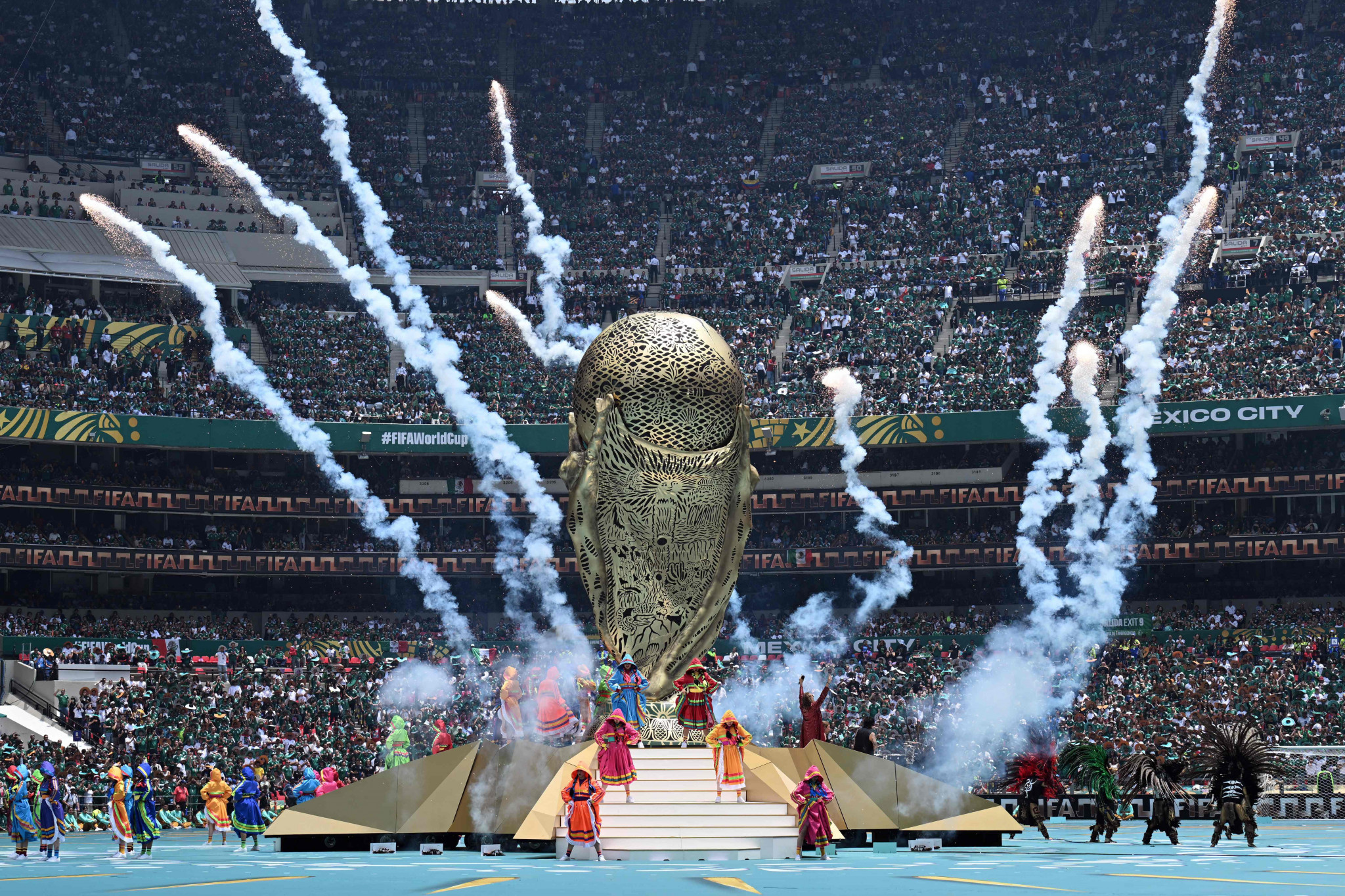 Le coup d’envoi de la Coupe du Monde donné au Stadio Azteca