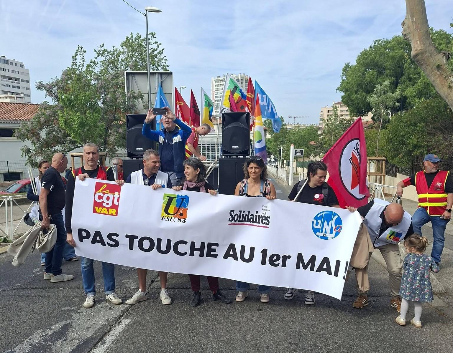 À Toulon, une mobilisation le 16 juin pour que le 1er mai reste sanctuarisé