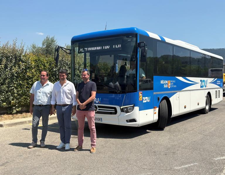 Succès de la navette Avignon TGV-Valréas