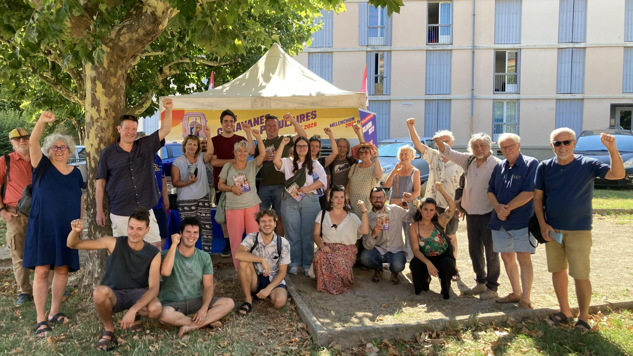 LFI à la conquête des Alpes avec sa caravane et ses candidats