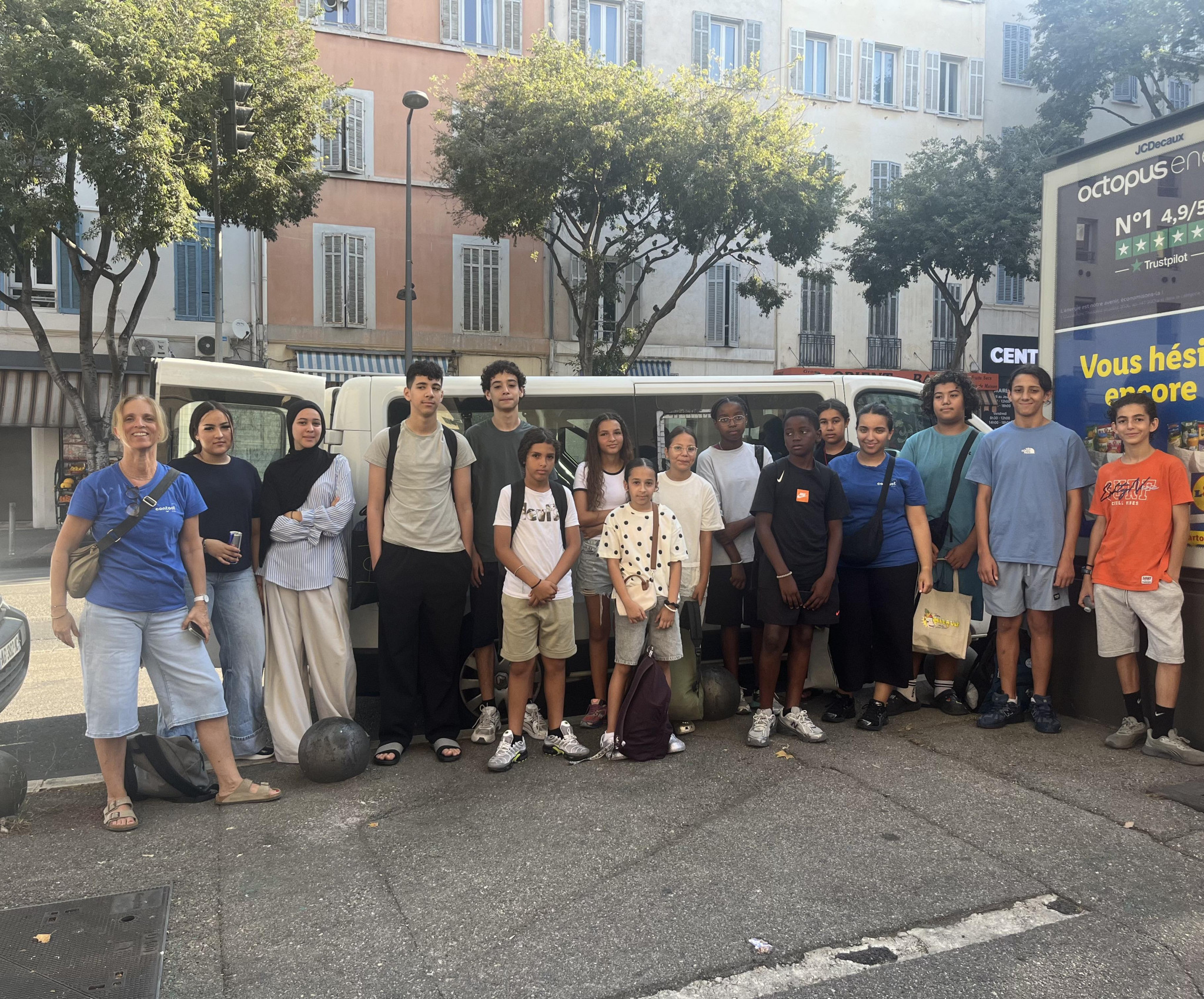 De jeunes Marseillais sont en vacances à Briançon