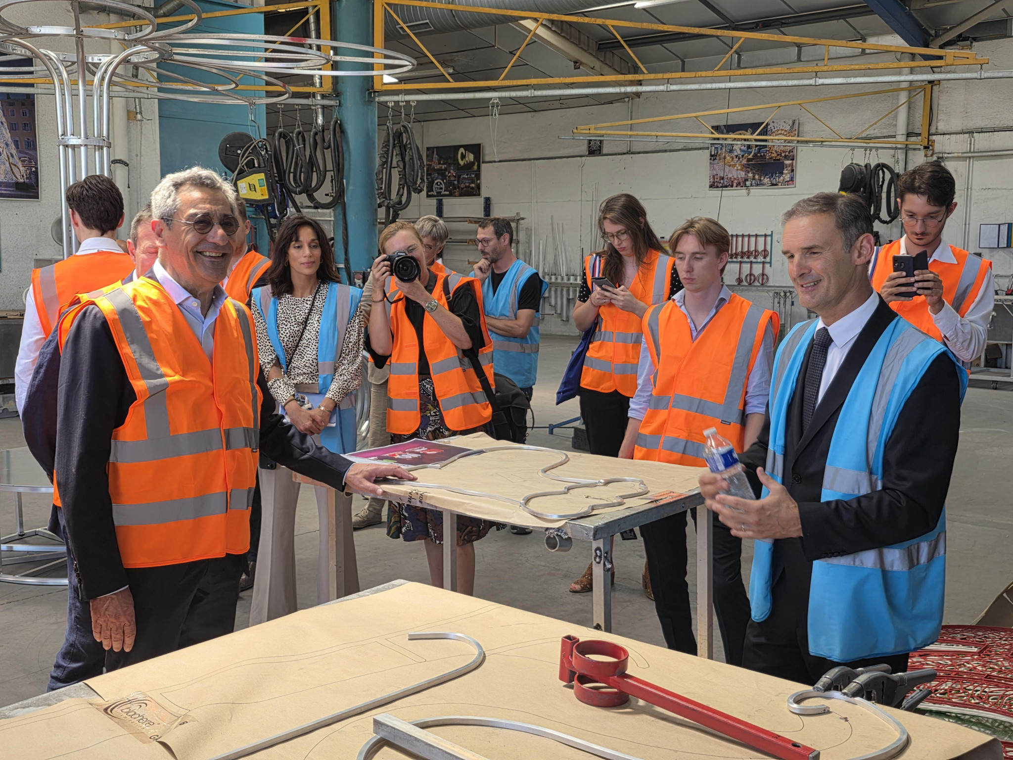 Le ministre des PME et du Commerce à la découverte de Blachère Illumination