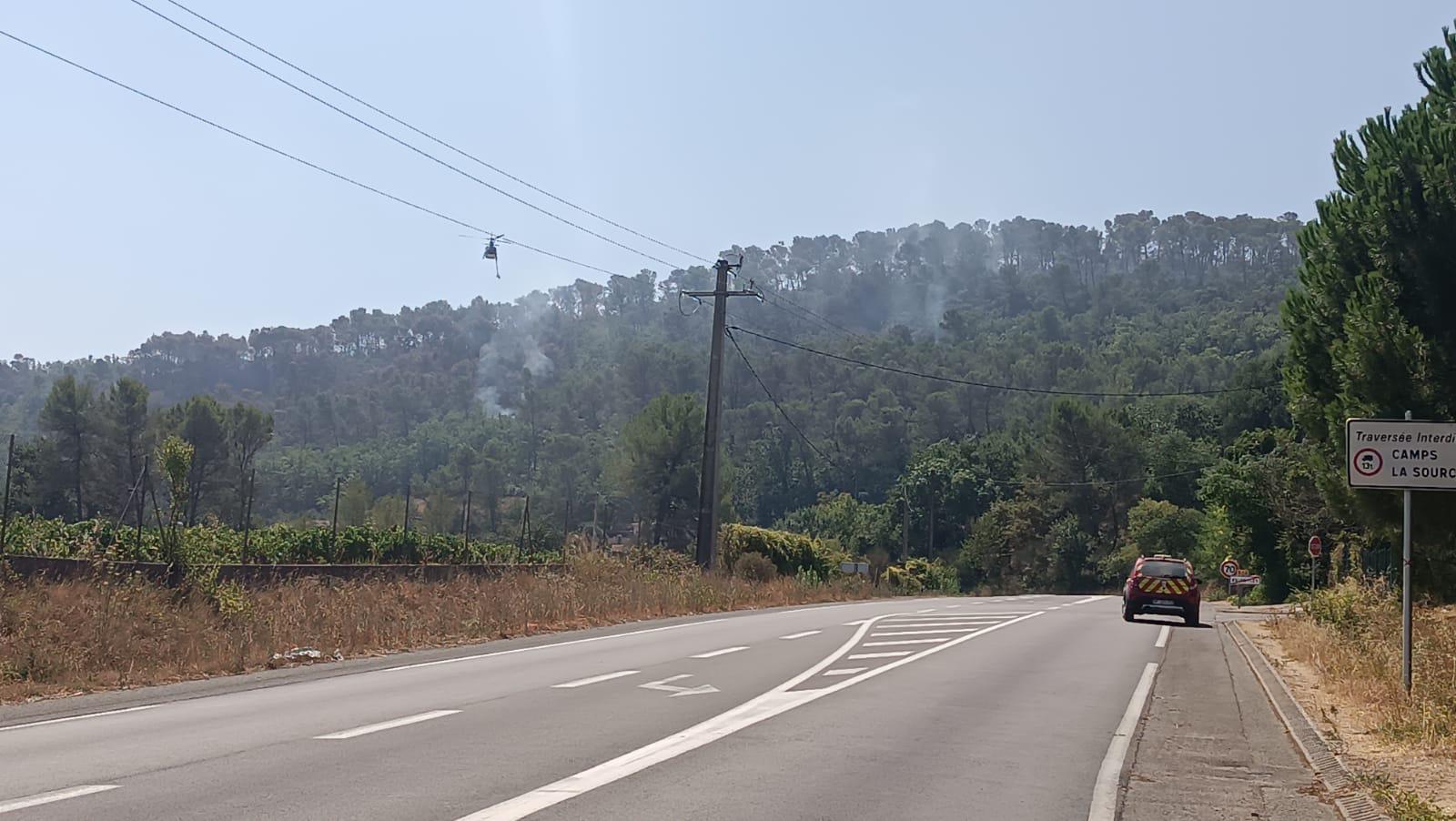 À Brignoles, un feu rapidement fixé et maîtrisé, mais des habitants en colère