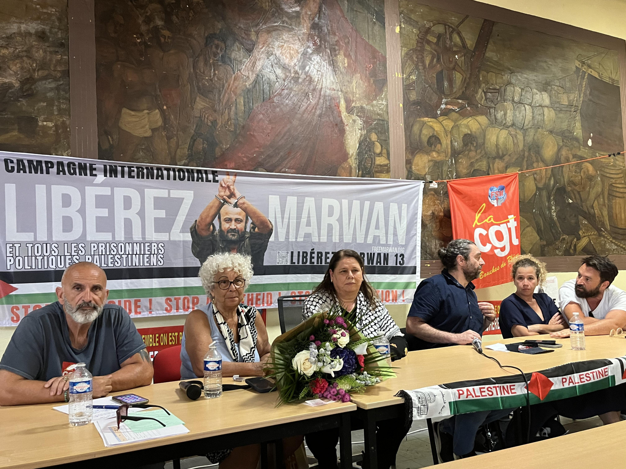 L’UD de la CGT 13 au soutien de Fadwa Barghouti