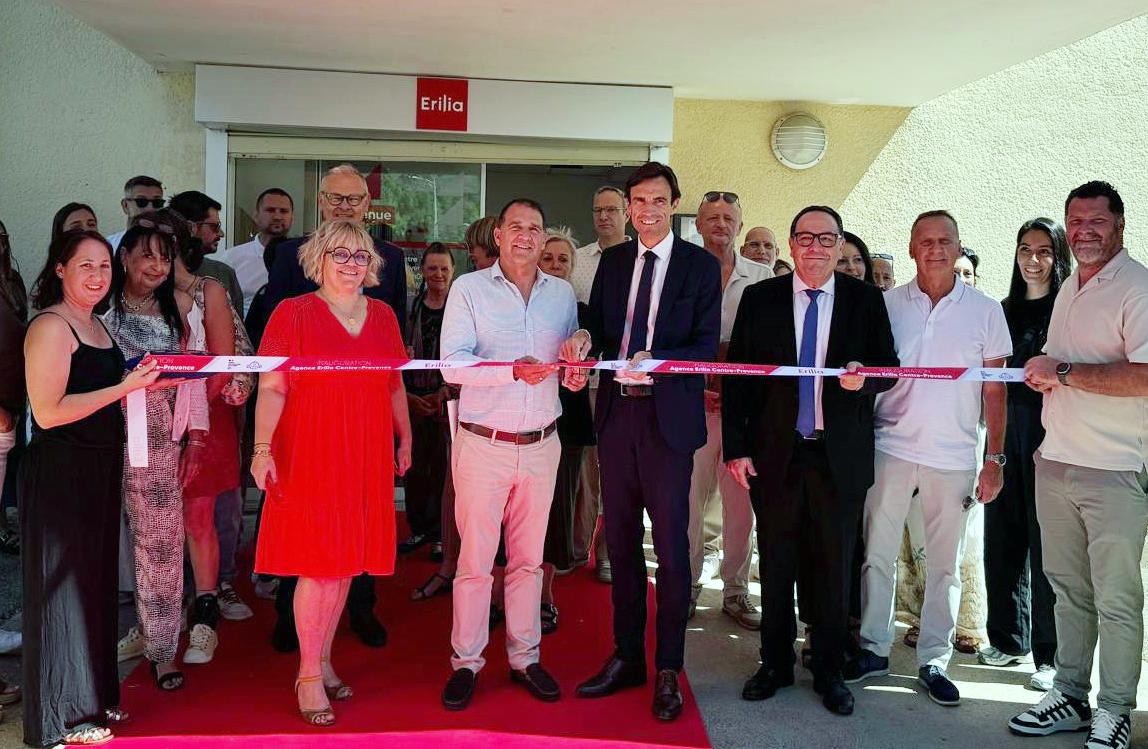 Erilia a inauguré une agence rénovée à Gardanne