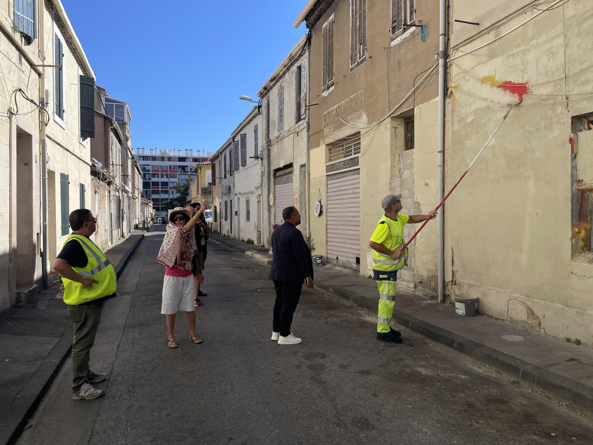 Première opération « Coup de neuf ! » dans le quartier de la Belle de Mai