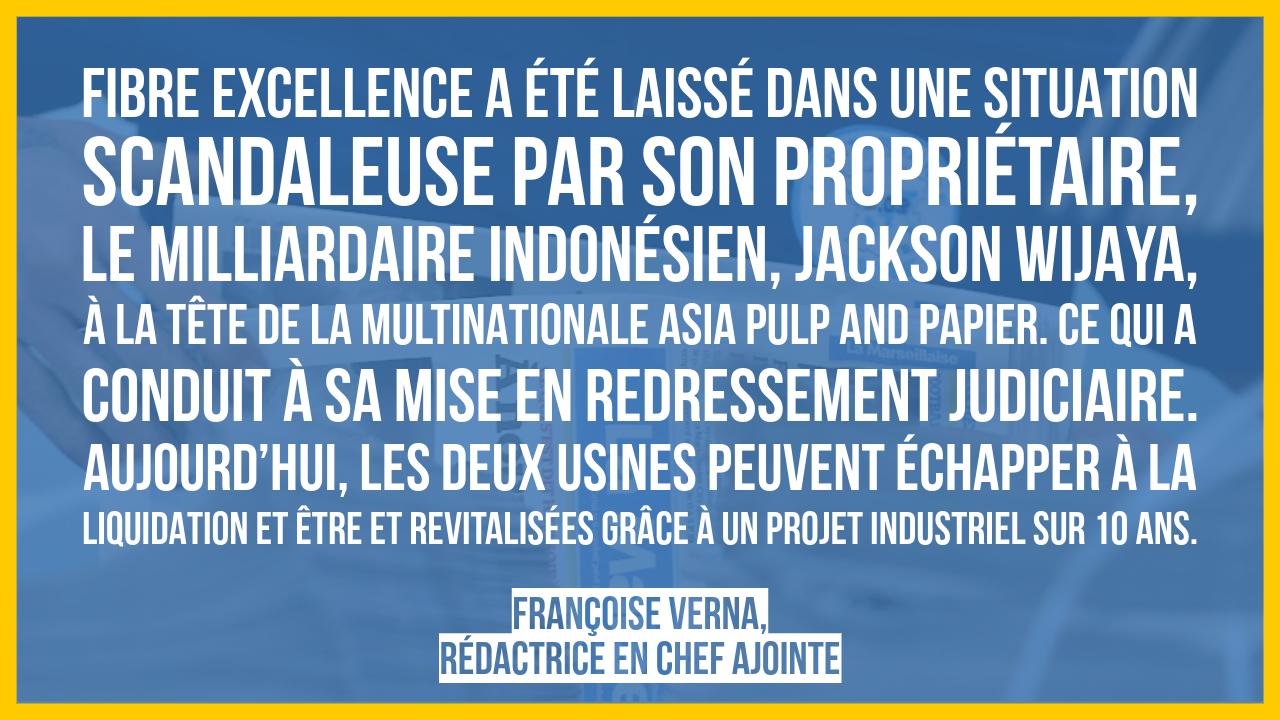Fibre Excellence doit être sauvé