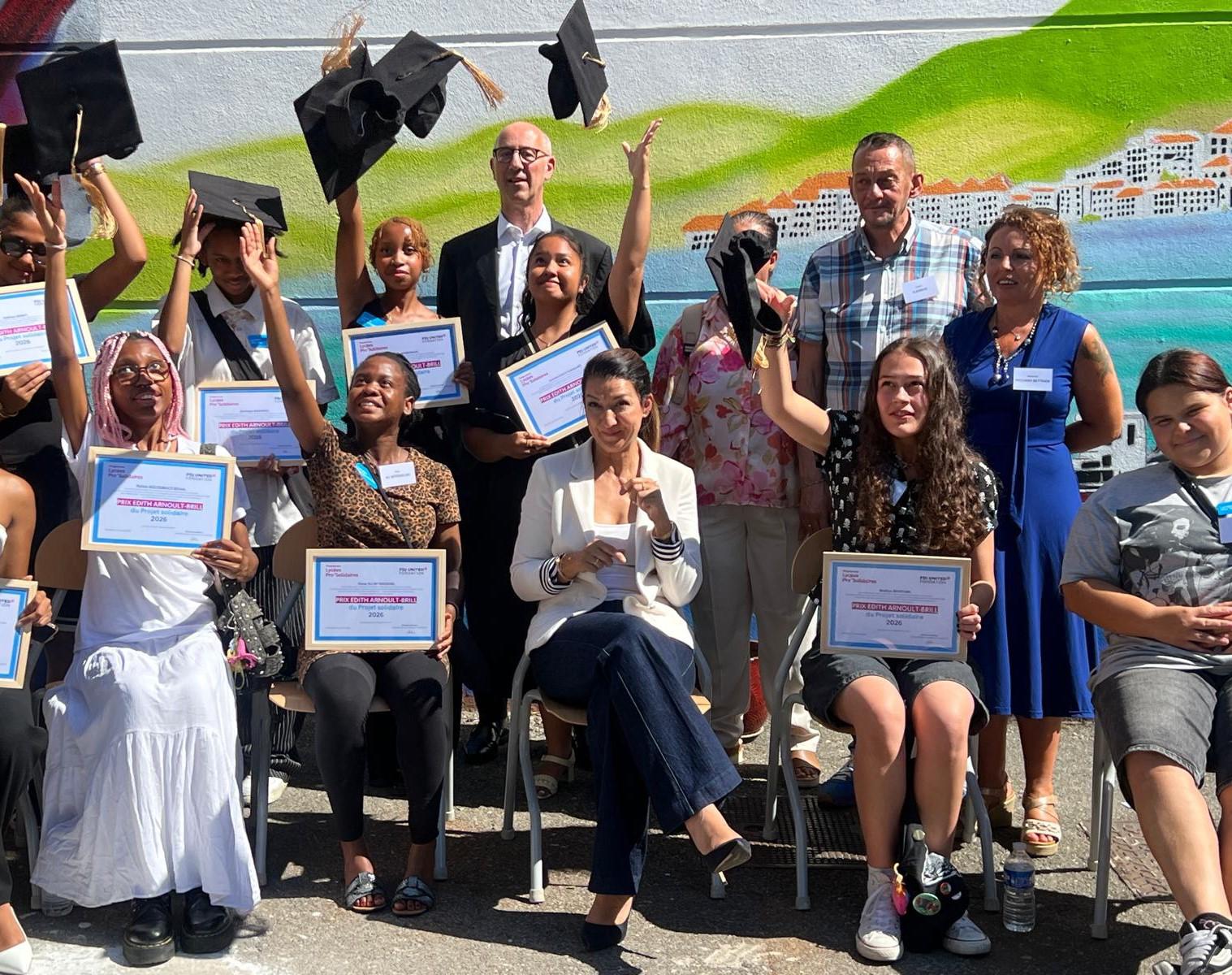 Des lycéens récompensés pour leurs projets solidaires