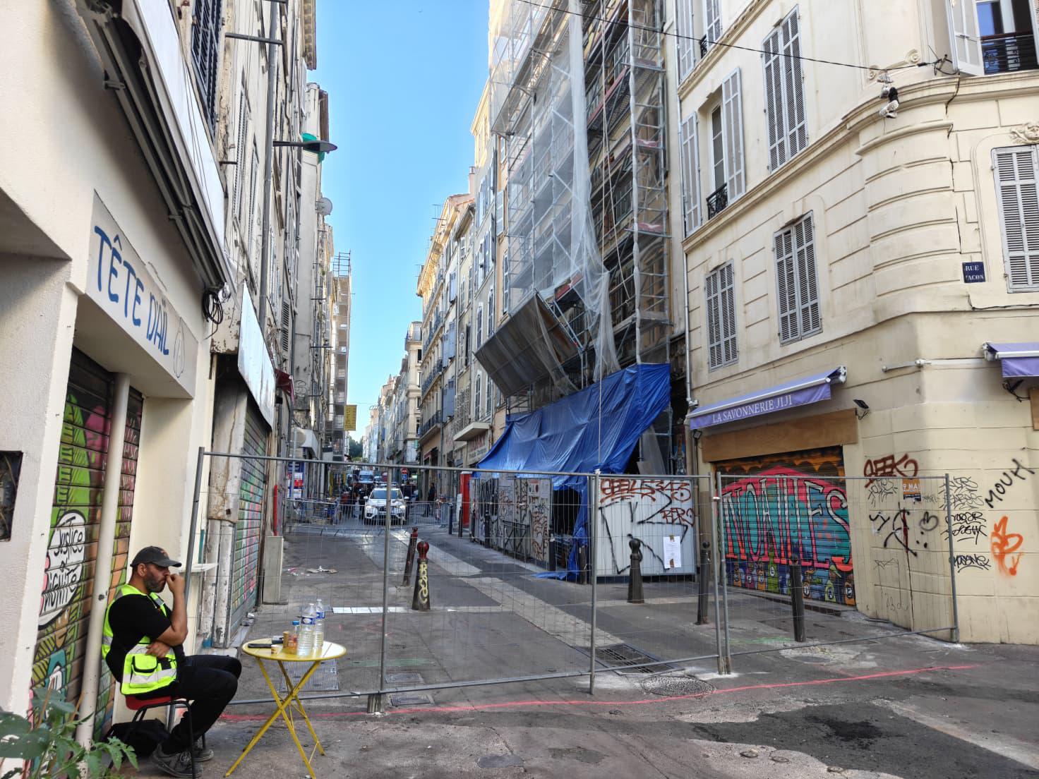 À Marseille, une nouvelle alerte pour la Splain et évacuations rue d’Aubagne