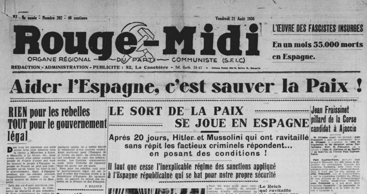 [La guerre d’Espagne 2/3] La «&nbsp;non-intervention&nbsp;» une trahison française