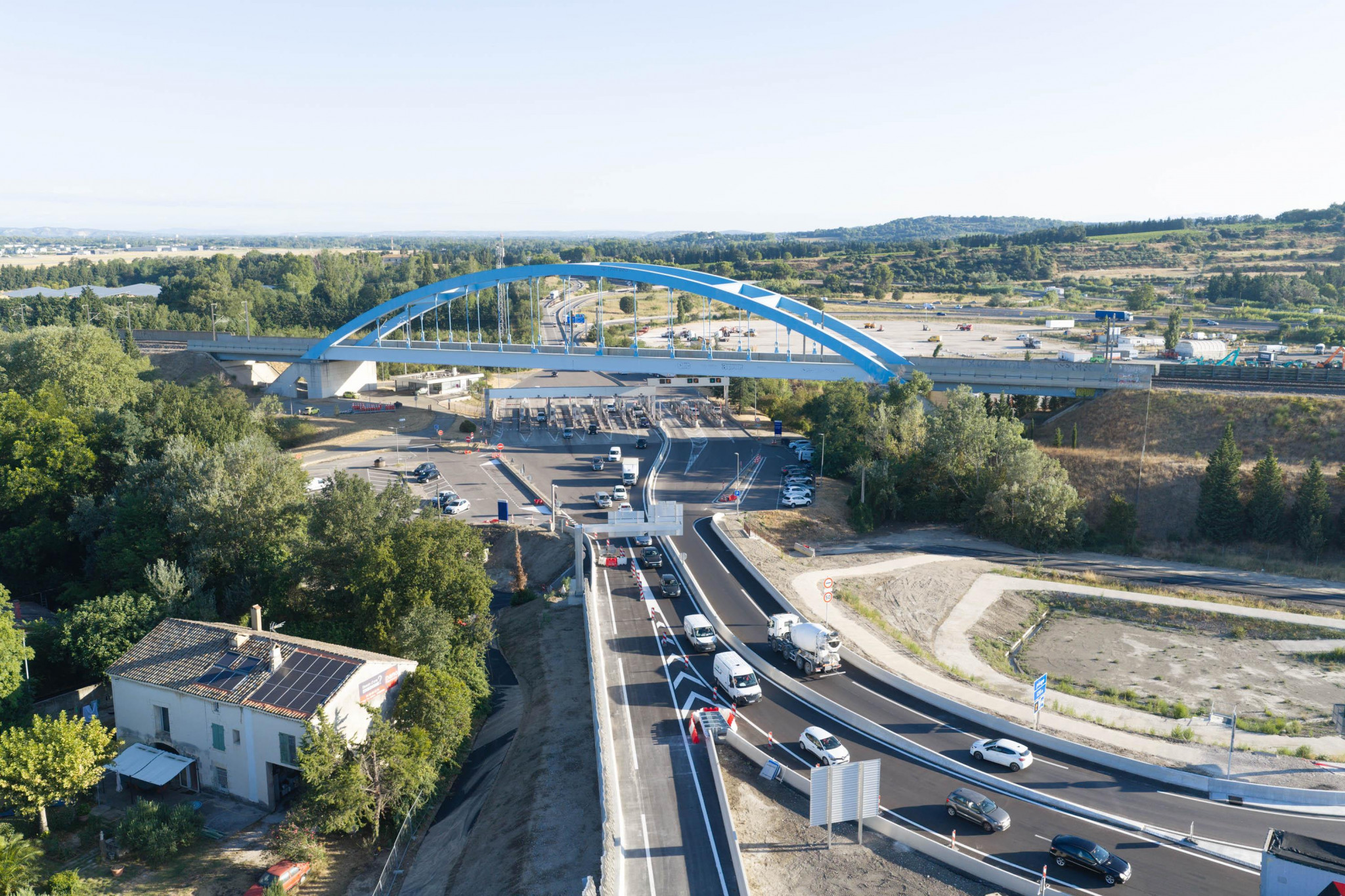 Une bretelle ouvre au carrefour de Bonpas à Avignon
