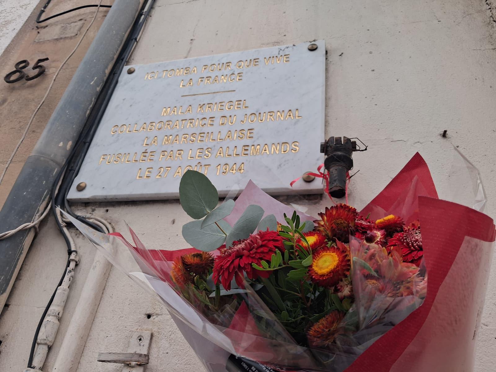 Hommage à Mala Kriegel assassinée par les nazis