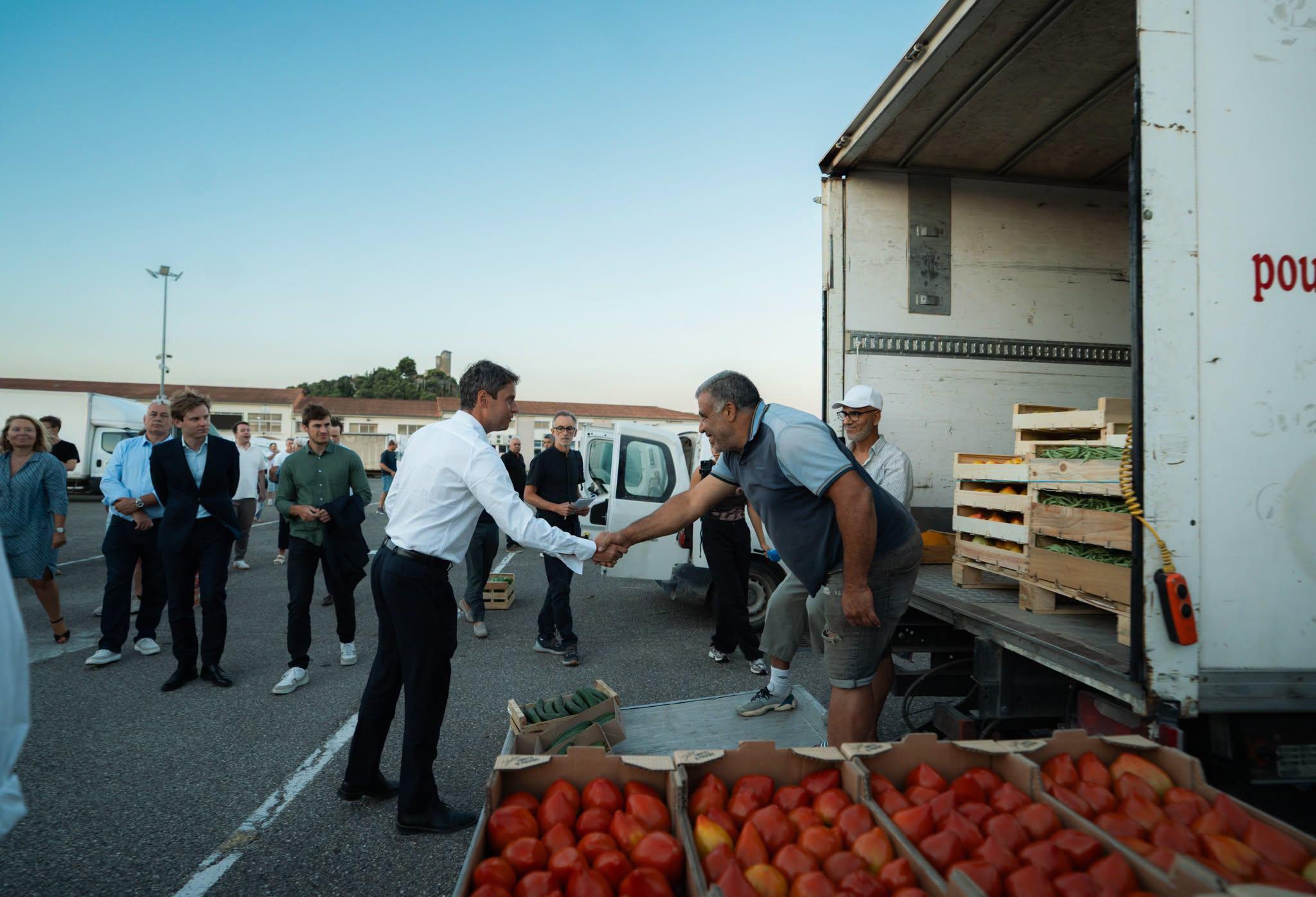 À Châteaurenard, Attal pointe «&nbsp;la démence normative&nbsp;» française