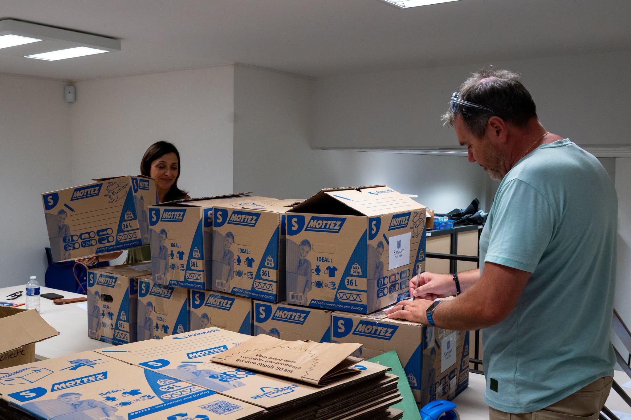 À Sanary, dernier jour pour la collecte pour les sinistrés des incendies
