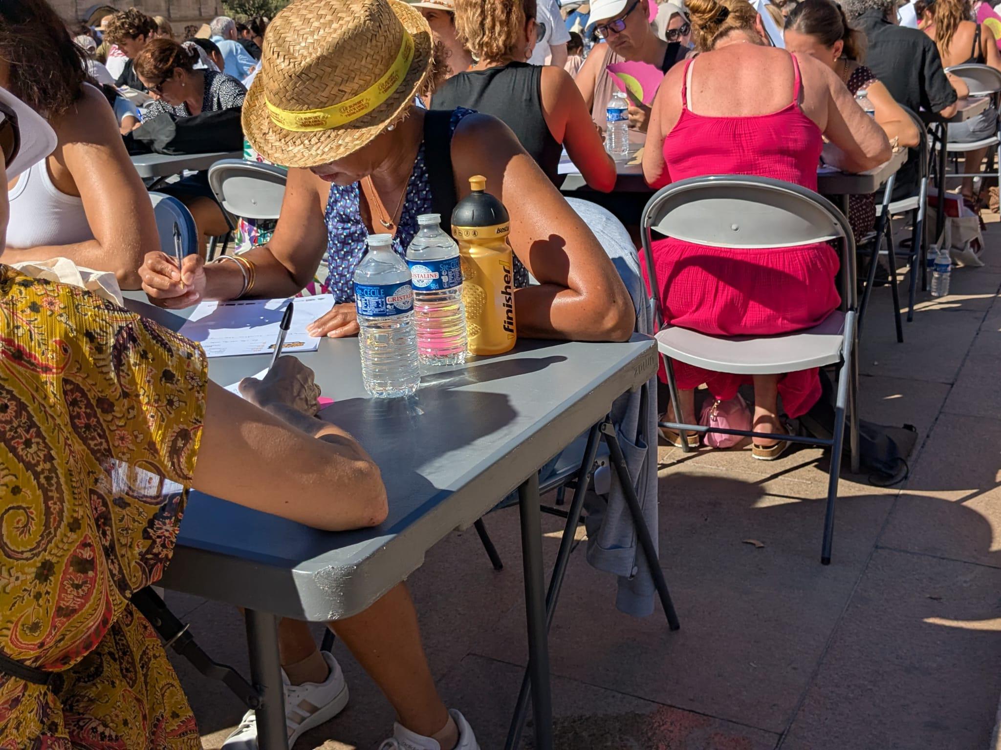 La grande dictée en plein air bat le record du monde de participants
