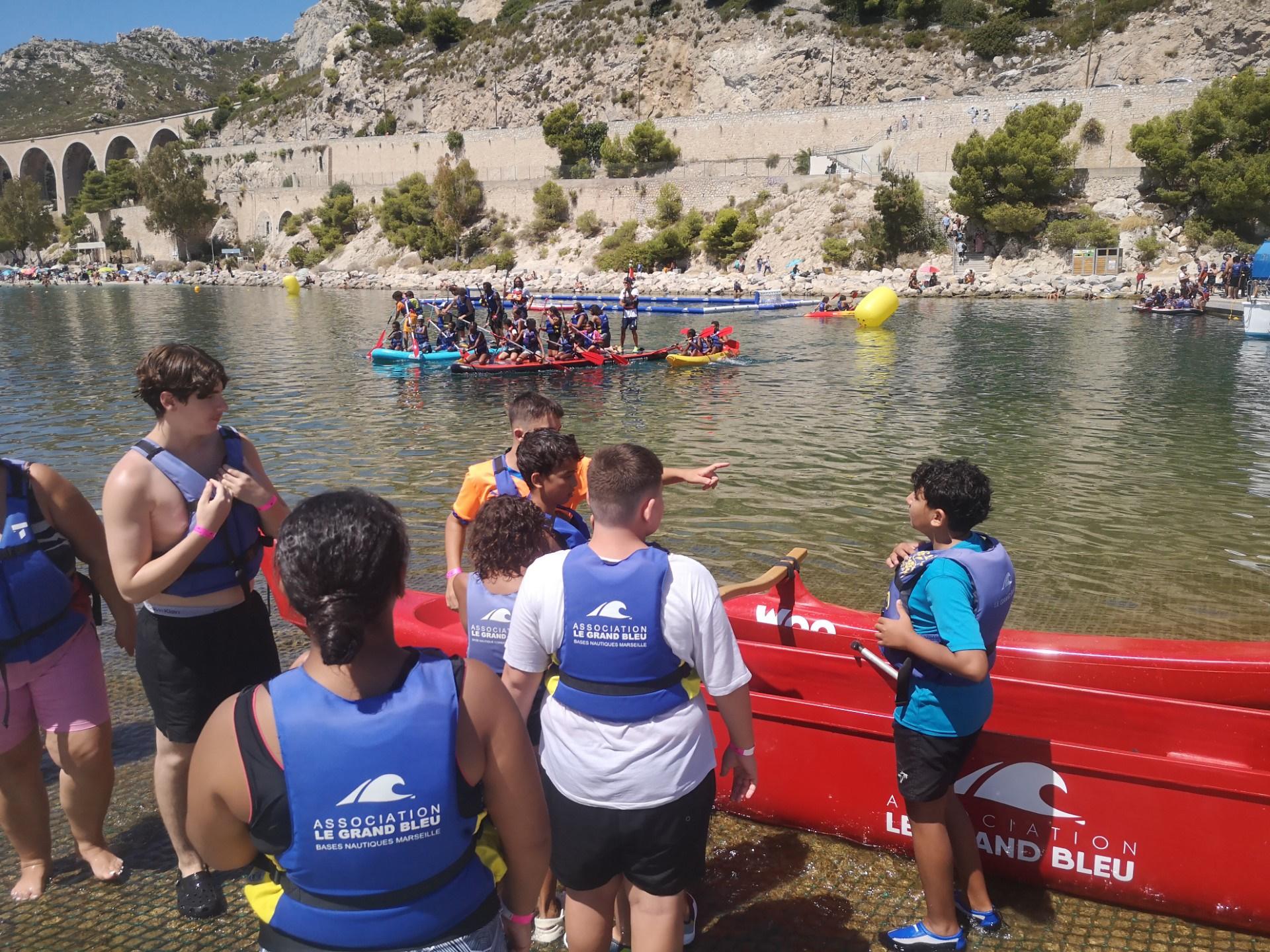 Tous à l’eau pour les Olympiades du Grand Bleu à Marseille