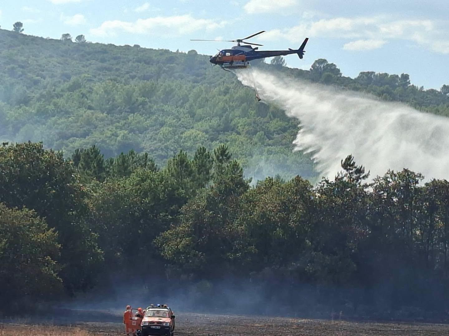 Journée à risque en prévision pour le feu du Gros Bessillon ce jeudi