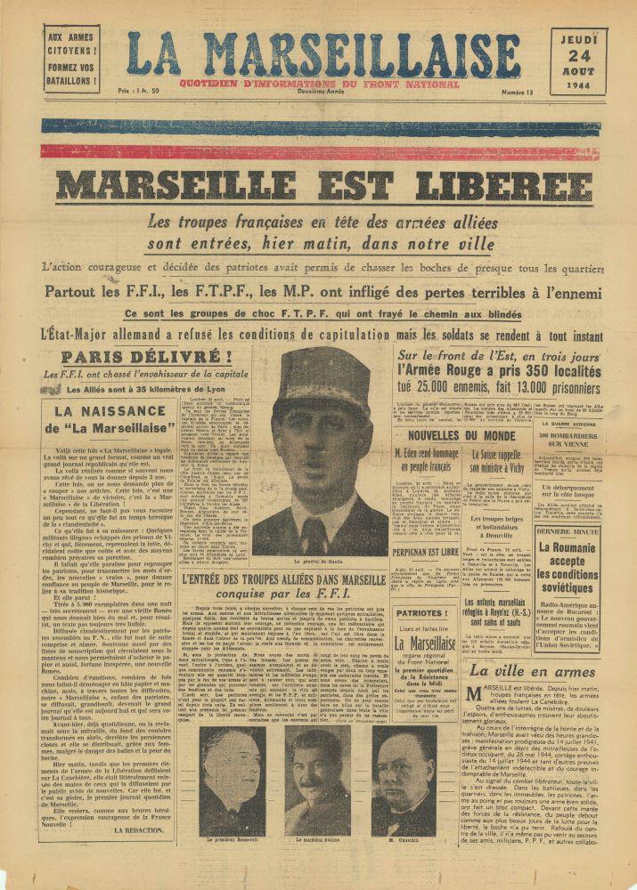 Il y a 82 ans… la naissance légale de «&nbsp;La Marseillaise&nbsp;»