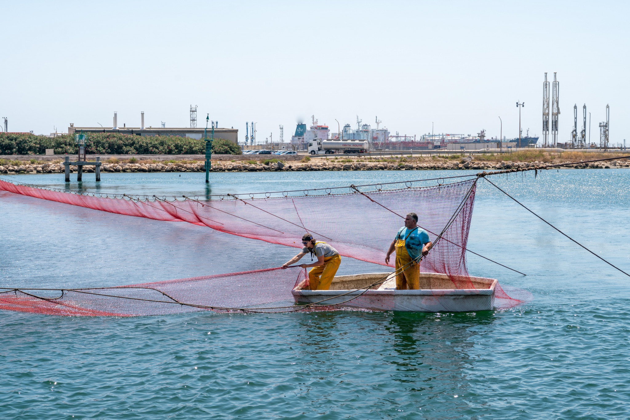 À Port-de-Bouc, la saison de la pêche au calen est ouverte à la visite au public