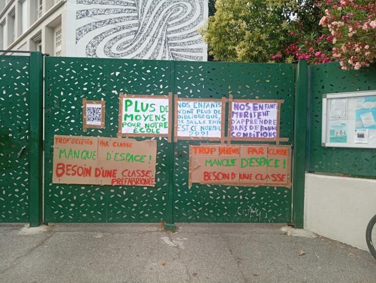 À Marseille, pas de rentrée à l’école Sinoncelli trop à l’étroit