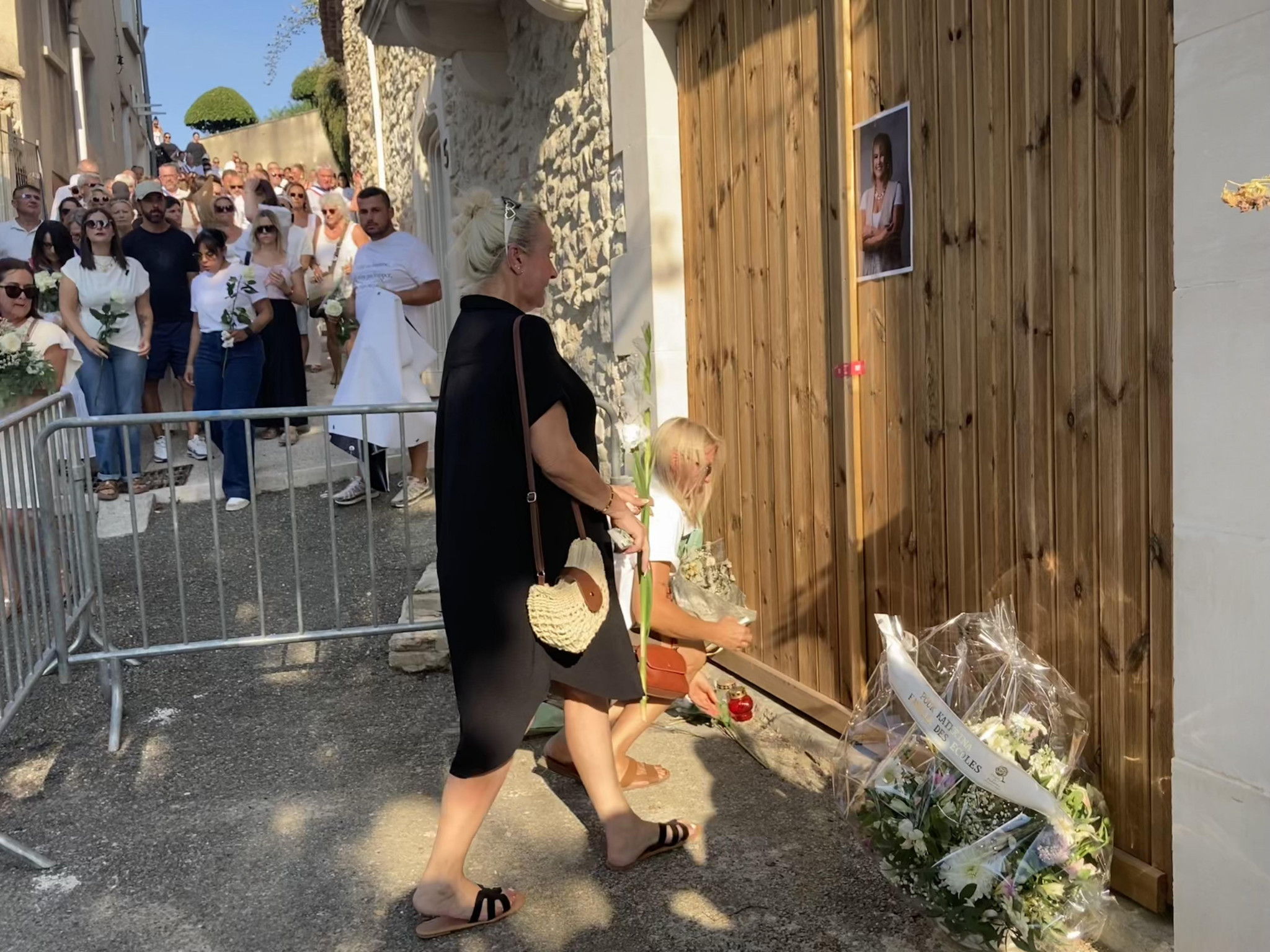 Un vibrant hommage rendu à Katerina à Bollène, victime de féminicide