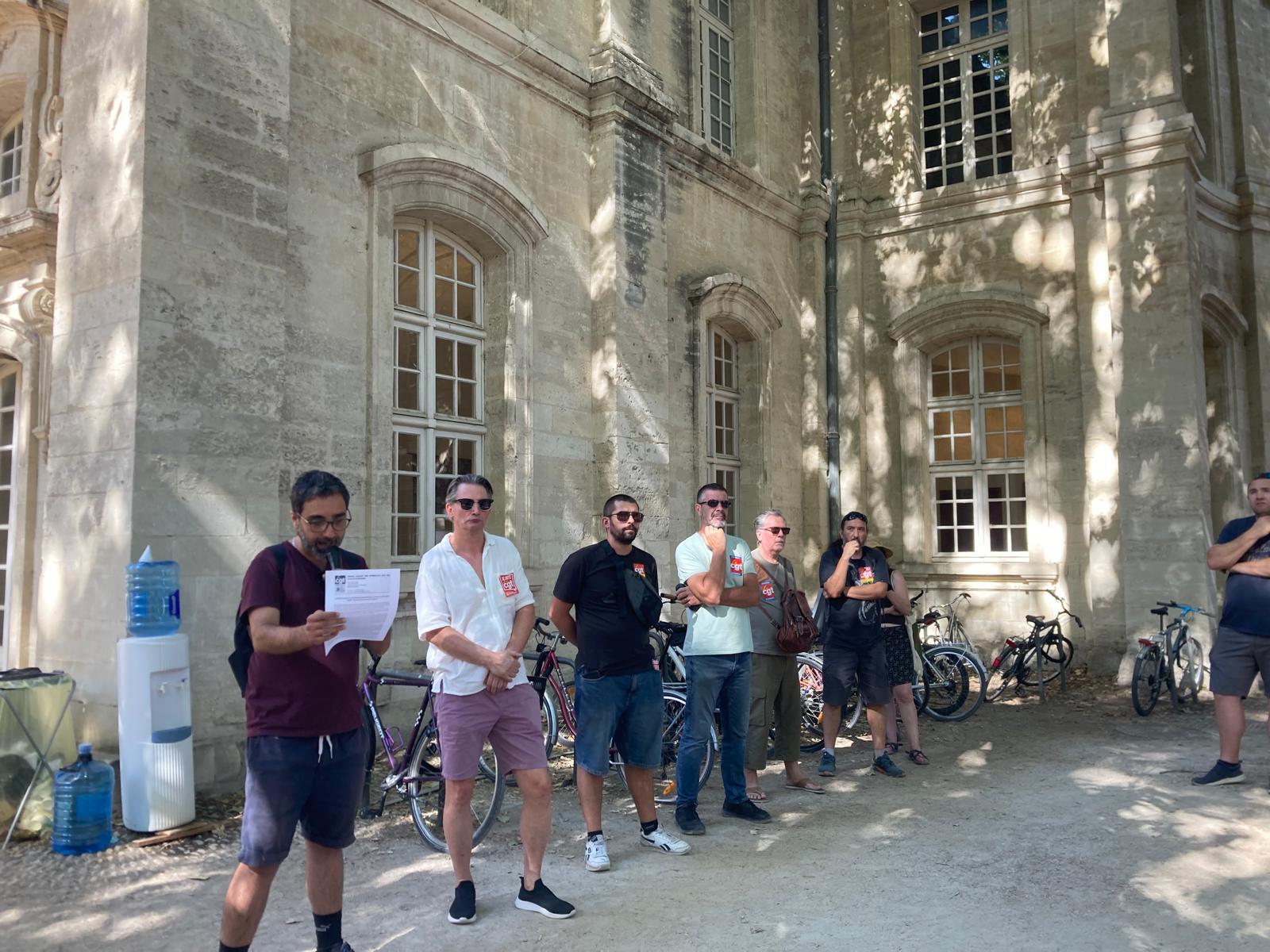 Avignon, victoire et fin de la grève au cloître Saint-Louis