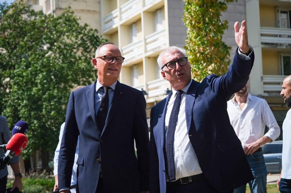 Édouard Philippe en campagne à Alès