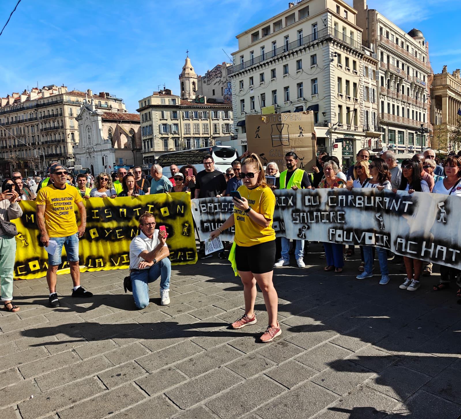 Le message des Gilets jaunes marseillais au gouvernement