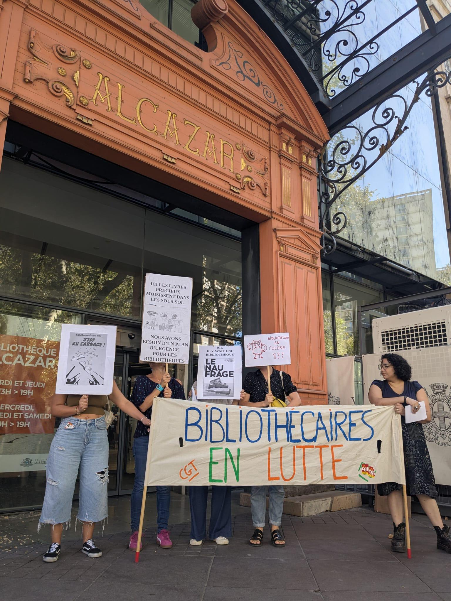Les bibliothécaires exigent plus de moyens à Marseille