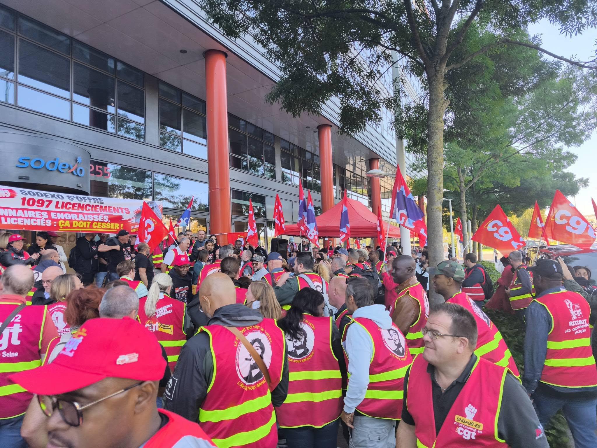 La CGT sonne la riposte contre le plan social de Sodexo