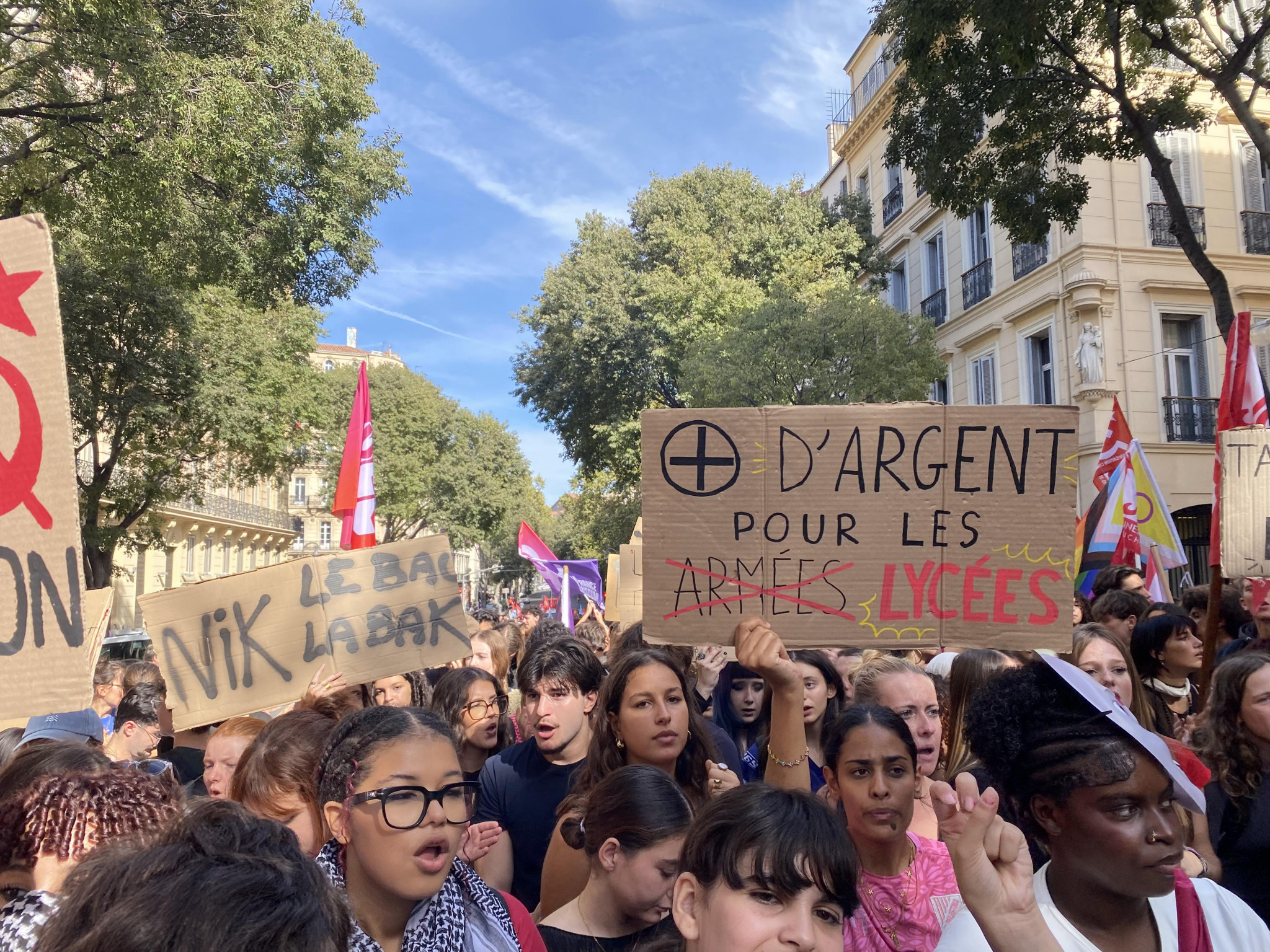 Les lycéens réclament de meilleures conditions d’études et d’enseignement