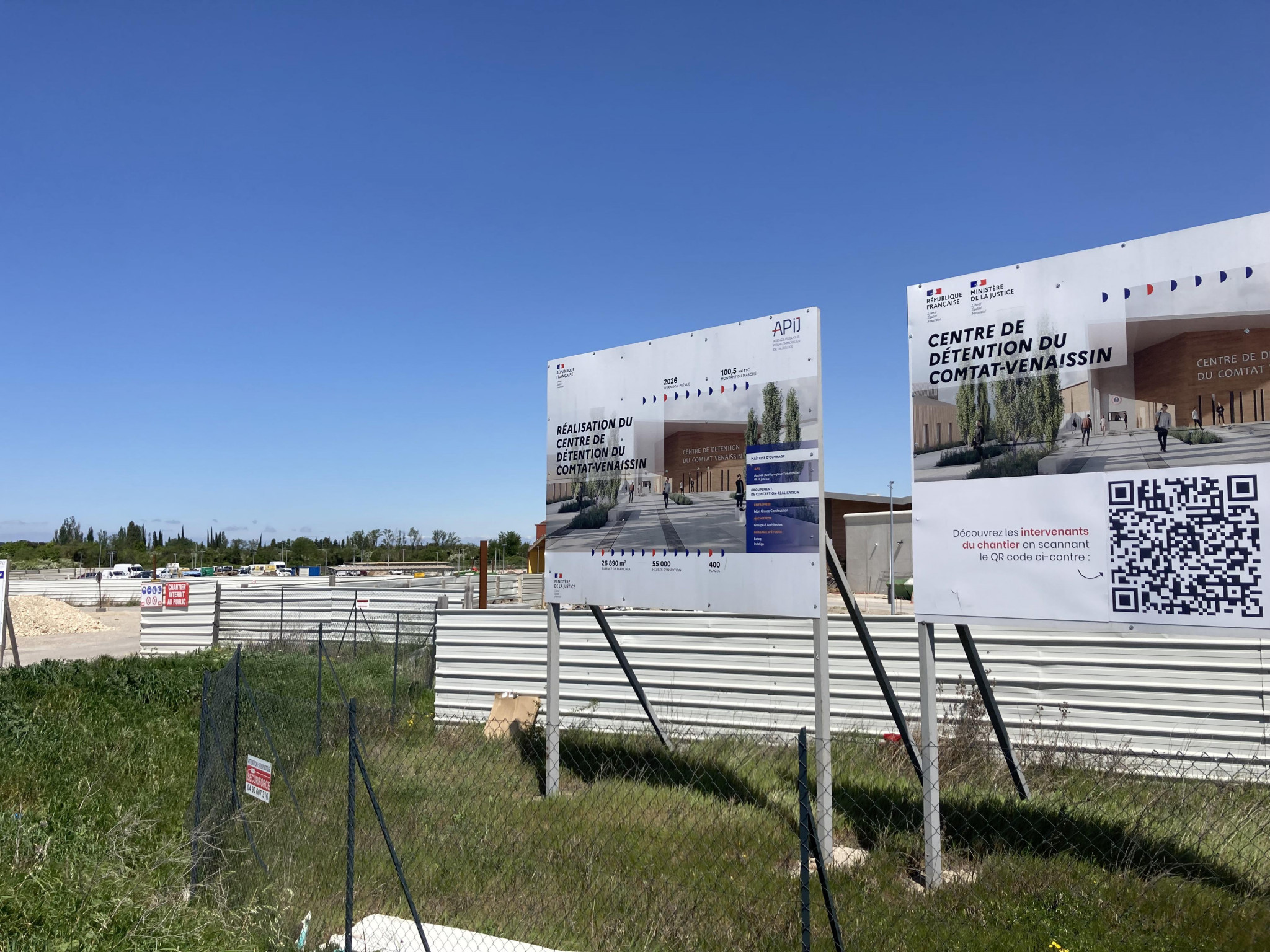 Tout juste livrée, la prison d’Entraigues-sur-la-Sorgue sera opérationnelle en mars