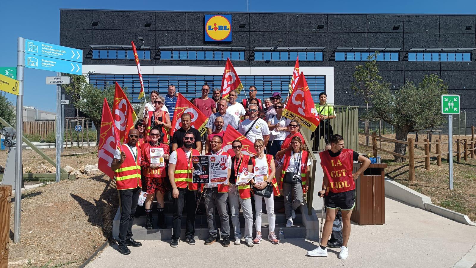 Aux Arcs-sur-Argens, les salariés de Lidl dénoncent le harcèlement syndical subi par une de leurs collègues