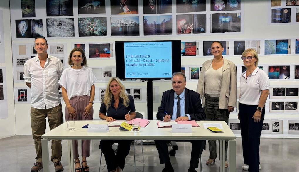 Un partenariat renforcé entre Aix-Marseille Université et le Frac Sud